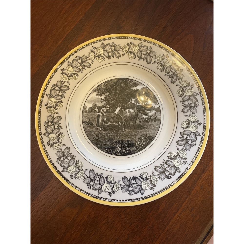 Villeroy & Boch Audun Ferme Salad Plate 1748 Germany Cow 8.5"